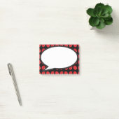 Bloedcellen spraakbel post-it® notes (Kantoor)