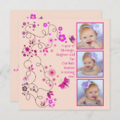 Bloeddans - Fotouitnodiging Kaart (Voorkant / Achterkant)