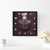 Bloeddecanter Vierkante Klok (Huis)