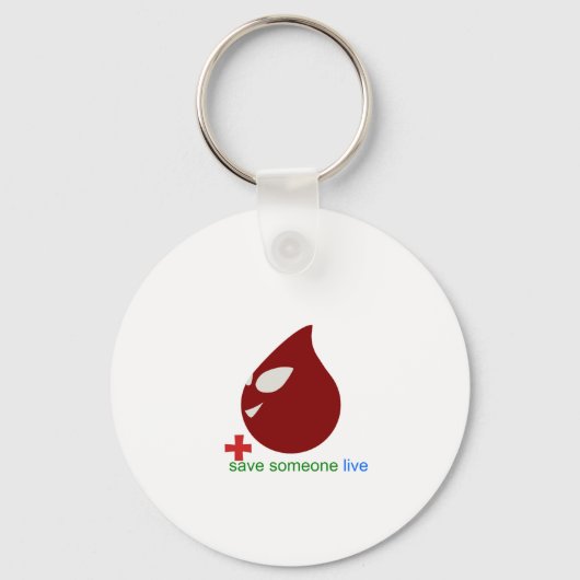 bloeddonatie sleutelhanger (Voorkant)