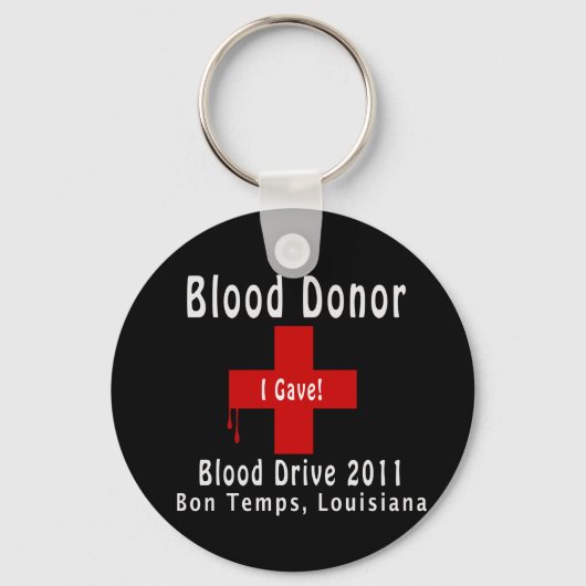 bloeddonor 2011 W-druppels Sleutelhanger (Voorkant)