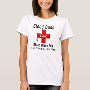 bloeddonor 2011 W-druppels T-shirt