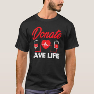 Bloeddonor Phlebotomie Kit Donatie Red levens Don T-shirt