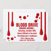 BLOEDDONOREN HEBBEN Halloween Invitation NODIG Kaart (Voorkant / Achterkant)