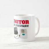 Bloeddruk controle koffiemok (Voorkant rechts)