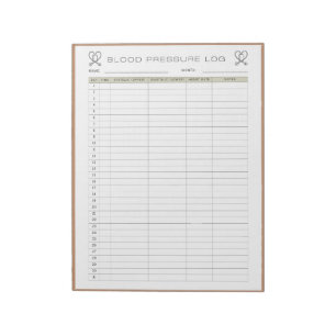Bloeddruk Notitieblok