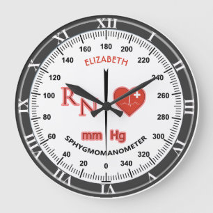 Bloeddrukmeter Sfygmomanometer voor verpleegkunde Grote Klok