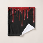 Bloeddruppels Bad Handdoek (Wasdoekje)