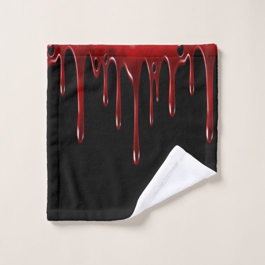 Bloeddruppels Bad Handdoek (Wasdoekje)