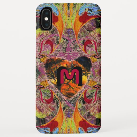 Bloedend hart en uw brief Case-Mate iPhone case (Achterkant)