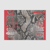 Bloedende Python Huid Gory Rood Bloed Halloween Yu Tissuepapier (Voorkant)