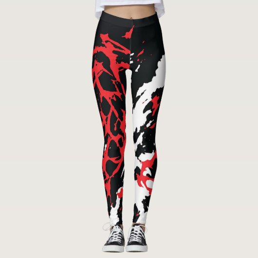 bloederig leggings (Voorkant)