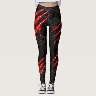 Bloederige klauwhelmen leggings