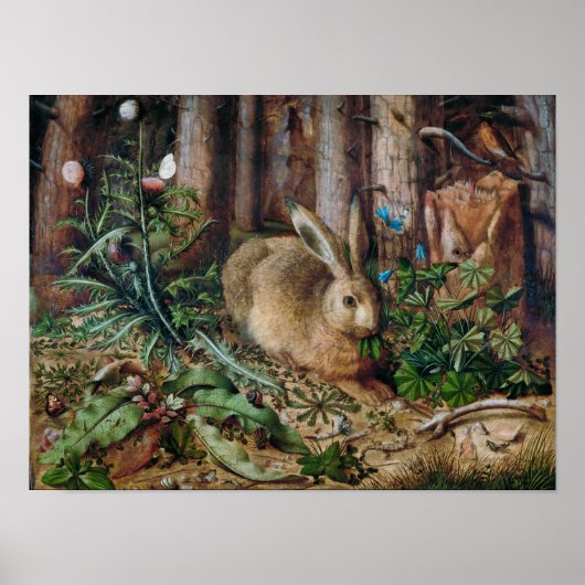 bloederige kunstwoud poster (Voorkant)