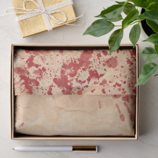 Bloederige Papier Halloween Gotische Partij (Geschenk)