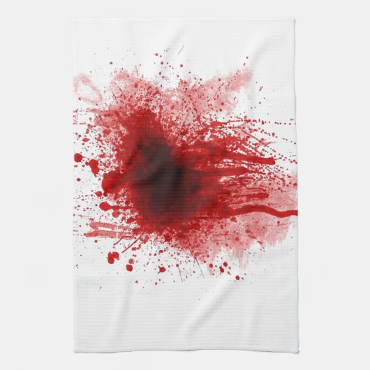 bloederige shotgun theedoek (Verticaal)