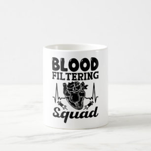 Bloedfiltering Squad Nephrology Dialyse Neurse Koffiemok