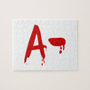 Bloedgroep A - Negatief #Horror-ziekenhuis Legpuzzel