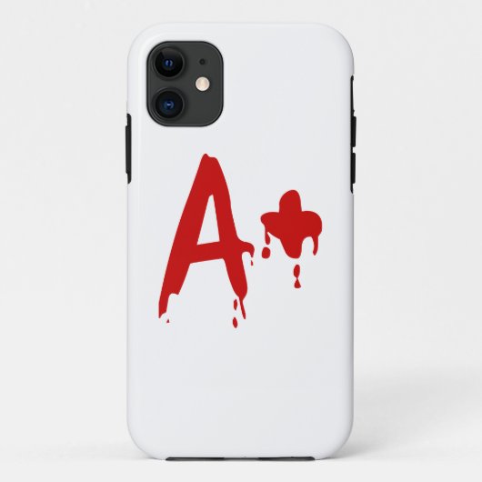 Bloedgroep A+ Positief #Horror Hospital Case-Mate iPhone Case (Achterkant)