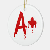 Bloedgroep A+ Positief #Horror Hospital Keramisch Ornament (Links)