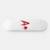 Bloedgroep A+ Positief #Horror Hospital Skateboard (Horizontaal)