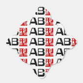 Bloedgroep AB Japans Kanji Bedankdoosjes (Uitgevouwen)