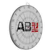 Bloedgroep AB Japans Kanji Dartbord (Voorkant Links)