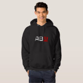 Bloedgroep AB Japans Kanji Hoodie (Voorkant volledig)