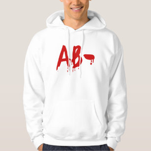 Bloedgroep AB - Negatief #Horror ziekenhuis Hoodie