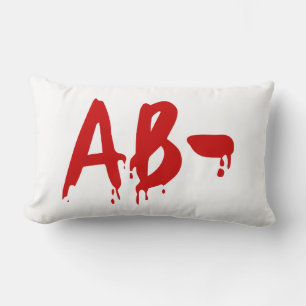 Bloedgroep AB - Negatief #Horror ziekenhuis Kussen
