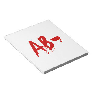 Bloedgroep AB - Negatief #Horror ziekenhuis Notitieblok