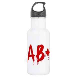 Bloedgroep AB+ Positief #Horror Hospital Waterfles