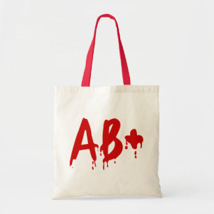 Bloedgroep AB+ Positief #Horror Ziekenhuis Tote Bag