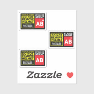 Bloedgroep AB Sticker