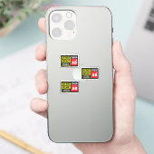 Bloedgroep AB Sticker (Telefoon)