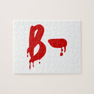 Bloedgroep B - Negatief #Horror ziekenhuis Legpuzzel