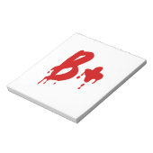 Bloedgroep B+ Positief #Horror Hospital Notitieblok (Gedraaid)