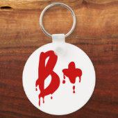 Bloedgroep B+ Positief #Horror Hospital Sleutelhanger (Voorkant)