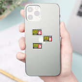 Bloedgroep B Sticker (Telefoon)