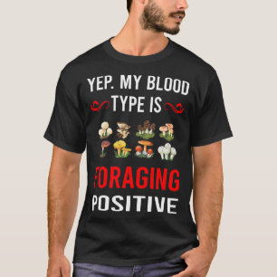Bloedgroep foerageervoedergewassen t-shirt