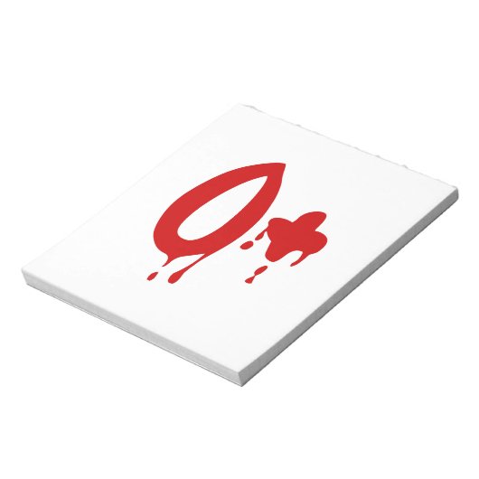 Bloedgroep O+ Positief #Horror Hospital Notitieblok (Gedraaid)