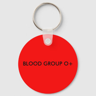 BLOEDGROEP O+ SLEUTELHANGER