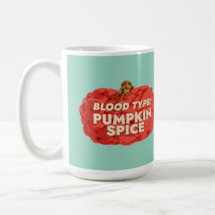 Bloedgroep: Pumpkin Spice Coffee Mok