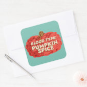 Bloedgroep: Pumpkin Spice Sticker (Envelop)
