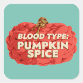 Bloedgroep: Pumpkin Spice Sticker