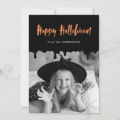BloedHalloween-fotokaart uitstrijken (Voorkant)