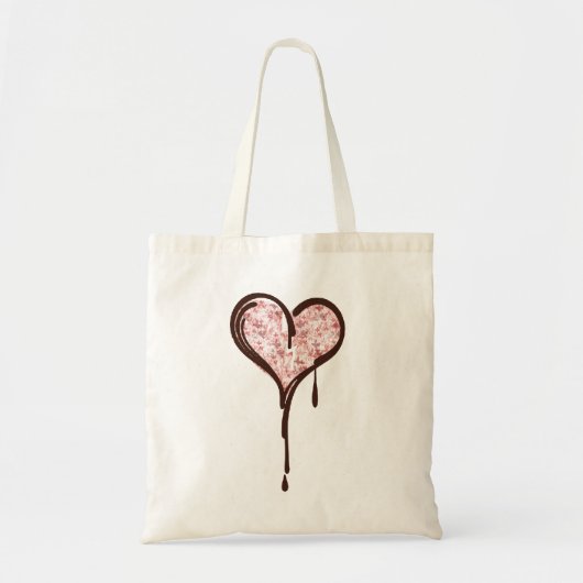 bloedhart tote bag (Voorkant)