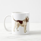 bloedhond koffiemok (Links)