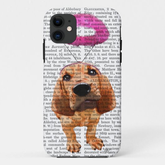 Bloedhond met Angelic Pink Halo Case-Mate iPhone Case (Achterkant)