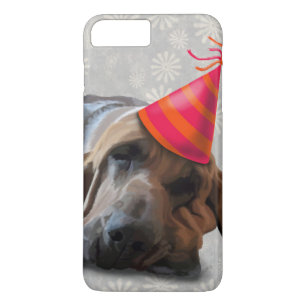 Bloedhond na de partij 	iPhone 8 plus / 7 plus hoesje